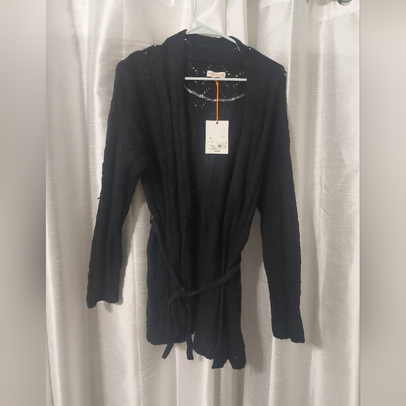 Nwt Knox Rose belted cardigan size small - Picture 3 of 9